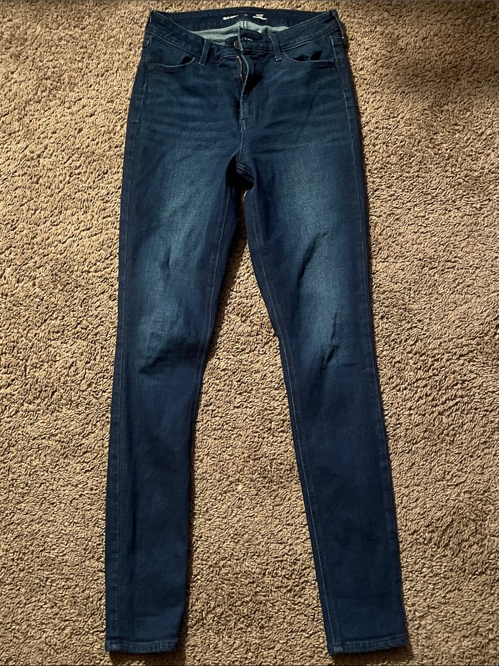 Old Navy Women's Dark Indigo Super Skinny Jeans (Tall)